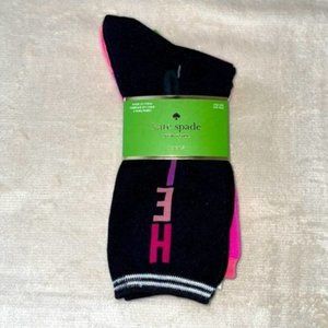 Kate Spade Women’s Hello Crew Socks 3/pr